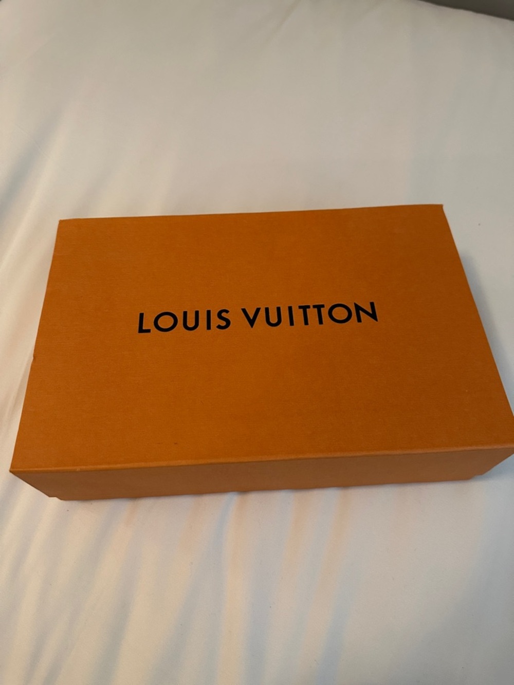 Louis Vuitton Orange Box with Black Logo